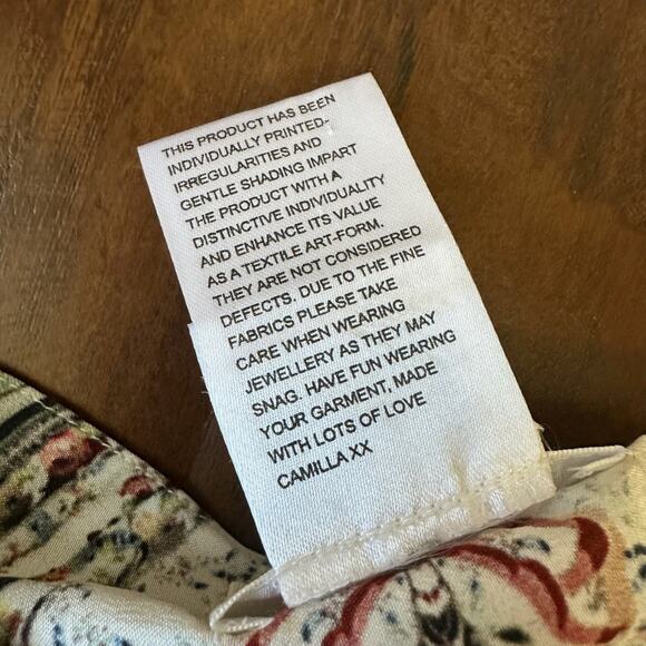 CAMILLA Southern Belle Shorts Multi Floral Silk Embellished Bohemian - Picture 10 of 11